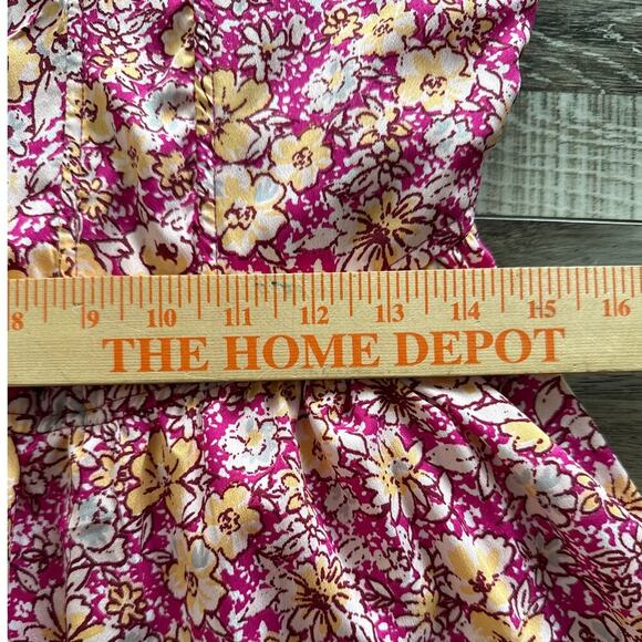 Band Of The Free Sleeveless Corset Front Dress Womens Medium Bubble Hem Floral - Picture 8 of 9